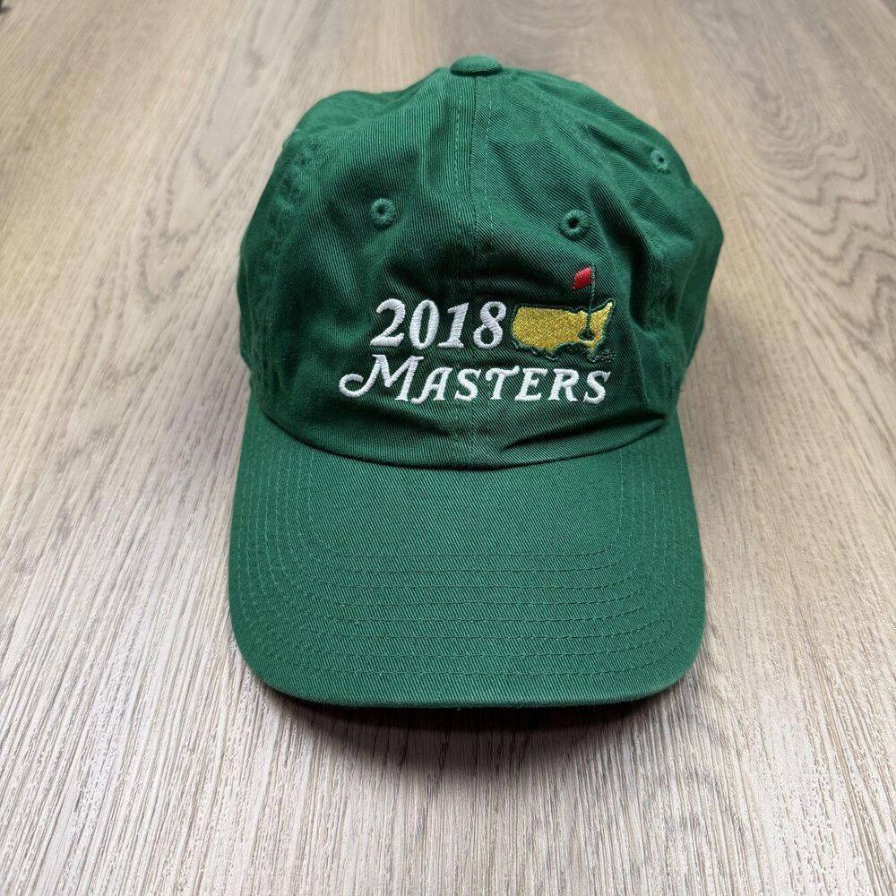 Masters Hat Cap Strap Back Mens One Size Green 2018 Golf American Needle